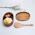 thumbnail image 4 of Unique Bargains 2pcs Wooden Rice Spoon Non-stick Heat-resistant Rice Spatula Kitchen Tableware, 4 of 7