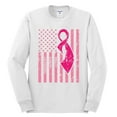 thumbnail image 2 of AmericanFlag Awareness Mens Long Sleeve Shirt, White, Small, 2 of 3