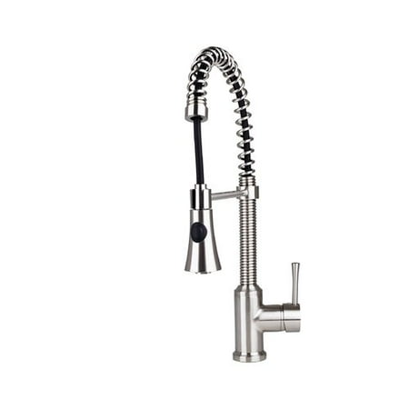 Fontaine By Italia Spring Coil Cone Spray Head Pull Down Single Fontaine By Italia Spring Coil Cone Spray Head Pull Down Single Handle Kitchen Faucet