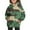 Green #24, variant on Camo Hoodie for Girls Cute Leaf Printed Hooded Sweatshirts Plus Size Lounge Camouflage Pullover Shirts With-Pockets