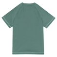 thumbnail image 6 of FORMRS Boys Rash Guard Short Sleeves Swim Shirt Quick Dry UPF 50+ Sun Protection, Sizes 3-12T, Beige Martini, 6 of 6