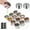 🔥 As shown_New#699, variant on Stainless Steel Magnetic Spice Jars Set | 12 Pack Condiment Tins for Kitchen Storage | Clear Lid With Sift & Pour Holes | Easy Clean | Space Saving Seasoning Containers 6.3x4.5cm