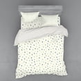 thumbnail image 2 of Ambesonne White Bedding Set 3 Pcs, Colorful Droplet Pattern, Twin XL, Multicolor, 2 of 3