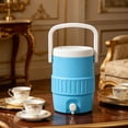 thumbnail image 6 of Blue Insulated Water Cooler Jug, 1 Gallon Portable Beverage Dispenser with Spout Handle, Large Plastic Drink Cooler for Picnic Camping Sports Outdoor Party, 6 of 7