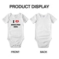 thumbnail image 3 of I Heart Shih-Poo Dog Funny Cute Baby Bodysuits, 3 of 5