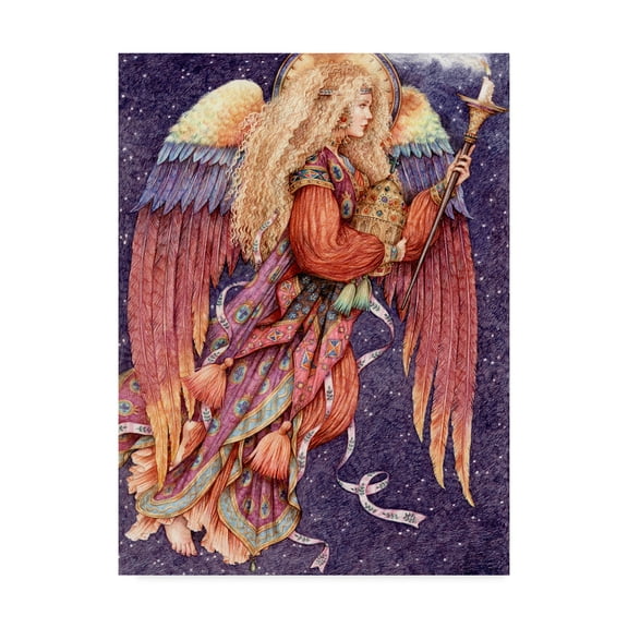 Trademark Fine Art 'Angel In Dark' Canvas Art by Anne Yvonne Gilbert