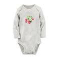 thumbnail image 1 of iDzn Fruit Raspberry Image Print Cute Rompers, Newborn Baby Unisex Bodysuits, Infant Jumpsuits, Toddler 0-12 Months Kids Long Sleeves Oufits, 1 of 4