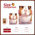 thumbnail image 3 of Fuzoiu Cartoon Guinea Pig Print Christmas Gift Bag,Burlap Gift Bag with Drawstring Closure & Hang Tag,Perfect for Holidays, Birthdays, and Special Occasions-Small, 3 of 7