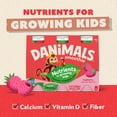 Danimals Smoothie Raspberry Low Fat Dairy Drink Smoothie Bottles Multi ...