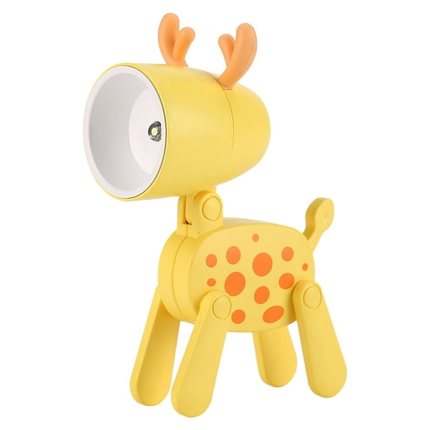 Asdomo Mini Table Lamps,Cartoon Puppy /Deer Creative Led Night Lights For  Children Study,Home Decoration Gift 