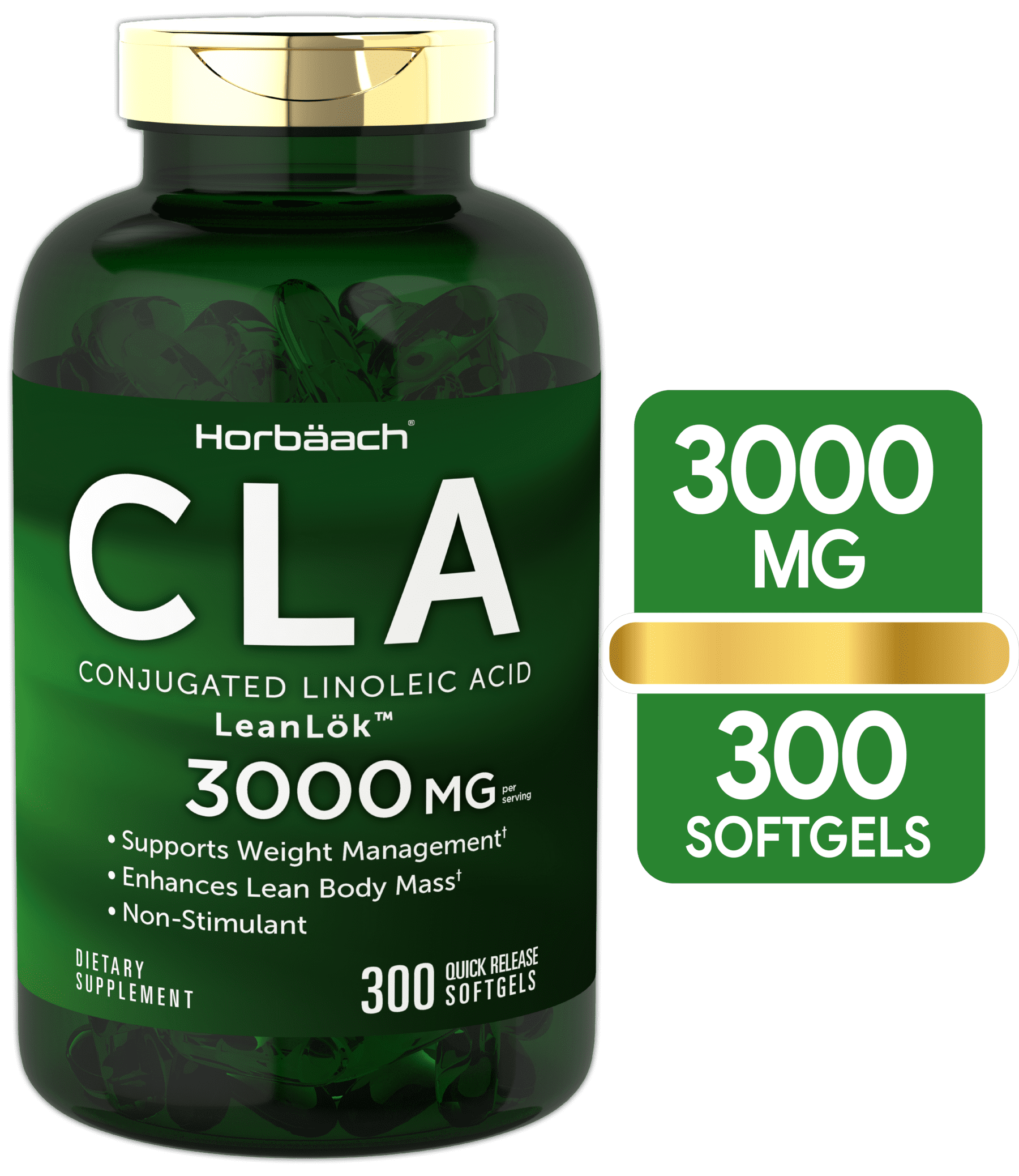CLA Supplement 3000 mg Maxiumum Potency 300 Softgel Pills