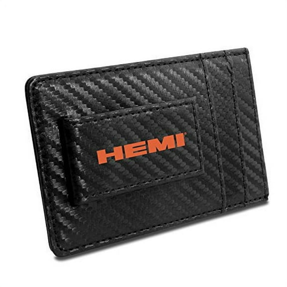 HEMI Black Carbon Fiber RFID Card Holder Wallet