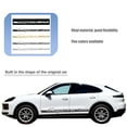 thumbnail image 4 of Car Body Decals, Car Stickers Fit For Porsche Cayenne, SUV Body Side Sticker, Truck Decals And Graphics-White-One Piece, 4 of 6