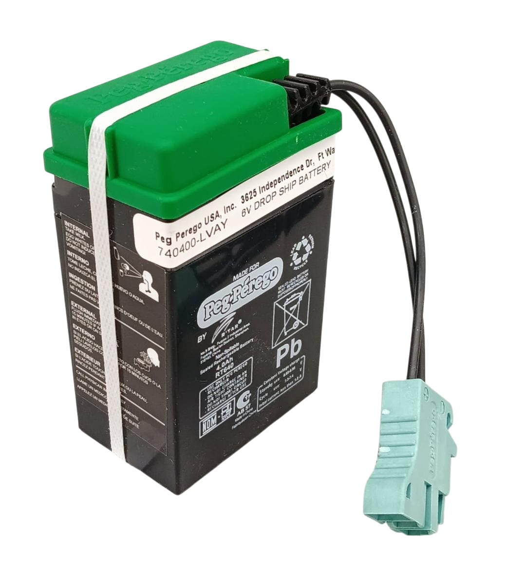 Peg Perego 24 Volt DC Power Rechargeable Battery for Children's Riding  Vehicles - Walmart.com
