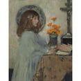 thumbnail image 2 of James Jebusa Shannon 12x14 Black Ornate Wood Framed Double Matted Museum Art Print Titled: The Offering, 2 of 5