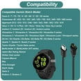 thumbnail image 2 of Cable de carga Kissmart para relojes Garmin, compatible con modelos seleccionados, 2 of 6
