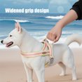 thumbnail image 4 of Puppy Harness and Leash Set, Small Dog Halter Harness with Air Mesh Padding, No Choking No Pull, Purple, Medium, Dog Leash Soft Padded Neck And Chest Adjustable Dog Leash, 4 of 6