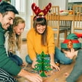 thumbnail image 4 of HUASHENG Three- Wooden Educational Children's Handmade Adult Christmas Toy Educational 3D Puzzle Model Building Puzzle Toy, 4 of 5