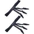 thumbnail image 1 of CHAO Pinzas para camisa y calcetines para hombre, longitud ajustable, color negro, 2 piezas, 1 of 5