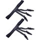 thumbnail image 1 of Pinzas para camisa y calcetines para hombre Rojo Verde 2 piezas longitud ajustable color negro, 1 of 5