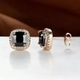 thumbnail image 2 of 8MM 2Ct Round Cut Simulated Diamond Fancy Jewelry Set 14K White Gold Plated, 2 of 4