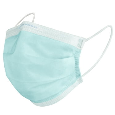 HALYARD The LITE ONE Disposable Procedure Mask with SO Soft Earloops, Blue, 62356 (Box of 50)