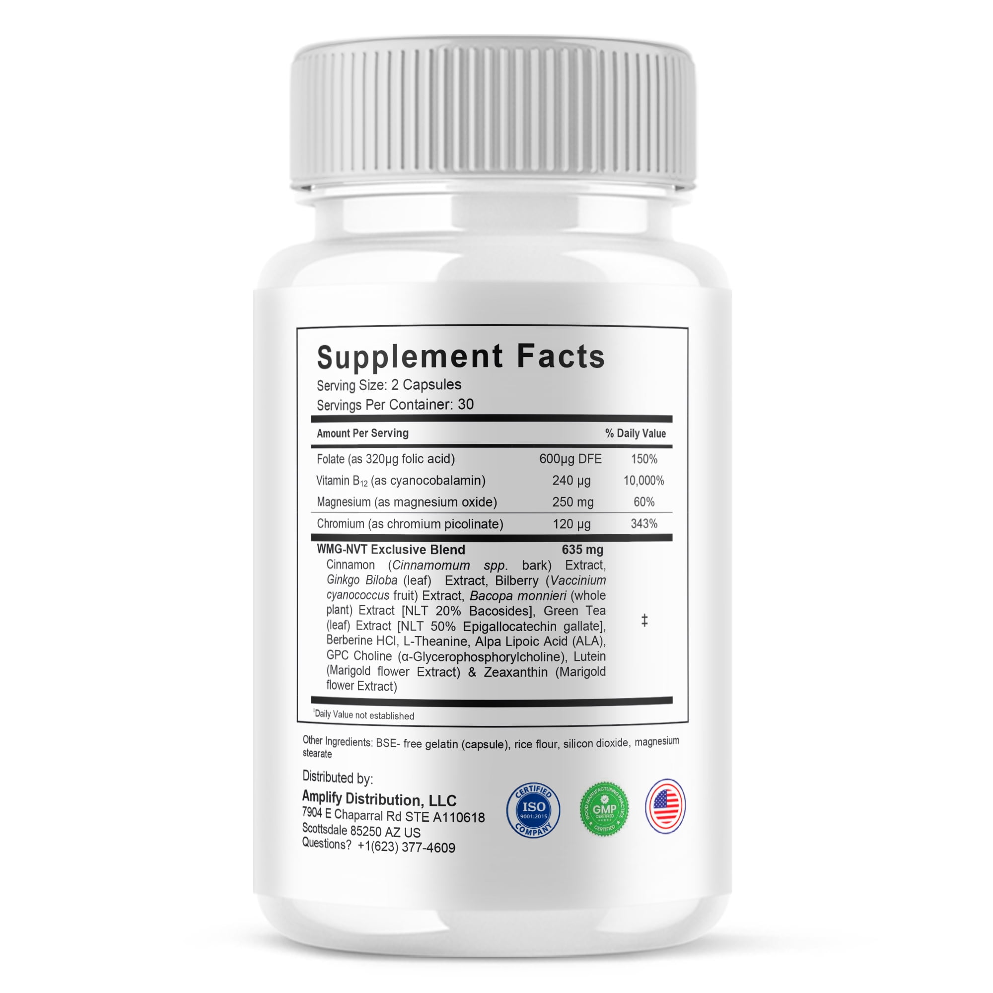 (5 Pack) Slim PM Health Management Pills, SlimPM Advanced Support (300 Capsules)