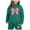 1-Green2797, variant on WOYY Toddler Girl's Sweatsuits Soft Bow Hoodie Sweatpants Set Jogger Pants Outfits, Sizes 2-13