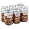 LIVE Soda Root Beer Soda Pop, 12 Fl Oz, 6 Pack Cans