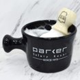 thumbnail image 2 of Taza de afeitar Parker Deluxe, gres, estilo boticario, color negro, 2 of 6