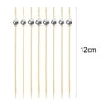 thumbnail image 7 of Cheer.US Cocktail Pick Food Appetizer Toothpick Bamboo Fruit Toothpick  4.7 inch Bamboo Skewers Food Picks  Party Toothpick for Appetizer and Cocktail Drinks (100 Pack), 7 of 7