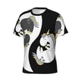 thumbnail image 3 of Rocae Unicorn in Yoga for Men's Moisture-Wicking Crew Tee - T-Shirt for Sports, Outdoor Activities, and Casual Wear3X-Large, 3 of 9
