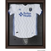 San Jose Earthquakes Brown Framed Team Logo Jersey Display Case