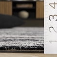 thumbnail image 4 of Safavieh Ebony Hallam Geometric Striped Area Rug, Black/Ivory, 6' x 6' Round, 4 of 10