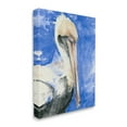 thumbnail image 3 of Stupell Industries Elegant Pelican Bird Tucked Beak Bold Blue Painting Painting Gallery Wrapped Canvas Print Wall Art, Design by Jennifer Paxton Parker, 3 of 7