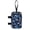 Blue Butterfly Galaxy, variant on COEQINE Forearm Crutch Bag Cane Accesories Retro Sunflower Butterfly Elbow Crutch Storage Organizer, 2 Zippered Pockets, Lightweight, Hands-Free, for Adults & Seniors