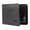 Black, variant on Men's Leather L-Shape Slim Wallet, Holds Up to 30 Cards, Brown