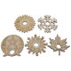 thumbnail image 1 of Crystal Ball Display Stand Wooden Sphere Holder for Display Use 5Pcs, 1 of 5
