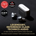 thumbnail image 2 of Technics Premium Hi-Fi True Wireless Auriculares Bluetooth con cancelación de ruido avanzada, conectividad multipunto de 3 dispositivos, carga inalámbrica, audio de alta resolución + llamadas mejorada, 2 of 5
