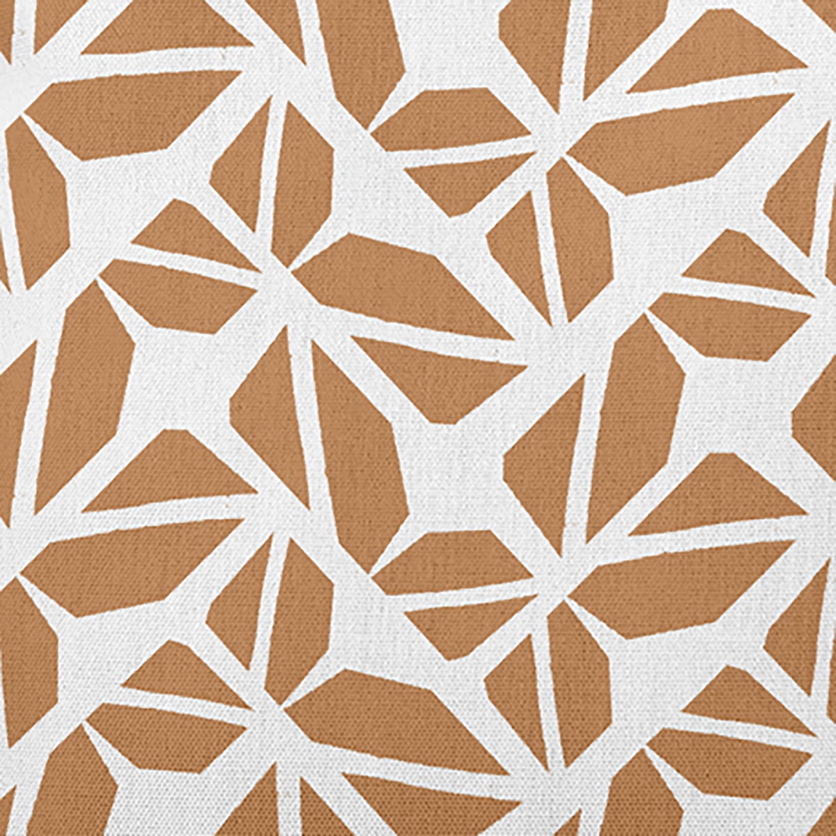 18" x 18" Simply Daisy Kaleidoscope Graffiti Polyester Indoor/Outdoor Pillow, Caramel Qty 1