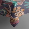 thumbnail image 3 of Multicolor Paisley Pattern Rectangle Tablecloth 60"x84",Waterproof Polyester Rectangle Table Cloth, Wipeable Spillproof Polyester Tablecloth for Dining, Camping, Indoor and Outdoor, 3 of 5