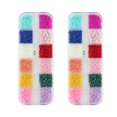 thumbnail image 1 of Pearl Rhinestone Semicircle Flat Back Collection With Box For Shoes Clothes DIY Scrapbook, 1 of 5