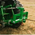 thumbnail image 6 of Titan Attachments Standard Series 3 Point Green Tractor Drawbar with Suitcase Weight Brackets, Compatible with Cat 1 Tractors, Built in 2" Receiver Hitch, Titan Quick Hitch, 6 of 8