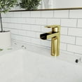 thumbnail image 5 of VIGO Ileana Single Handle Single-Hole Bathroom Faucet in Matte Brushed Gold, 5 of 11