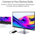thumbnail image 3 of Asus ProArt PA279CRV 27" Class 4K UHD LED Monitor - 16:9 - 27" Viewable - In-plane Switching (IPS) Technology - LED Backlight - 3840 x 2160 - 1.073 Billion Colors - Adaptive Sync - 400 Nit - 5 ms -..., 3 of 11