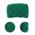 thumbnail image 4 of Unique Bargains 1 Pc Lady Portable Make Up Organizer Case for Outdoor Activities Peacock Green Polyester, 4 of 6