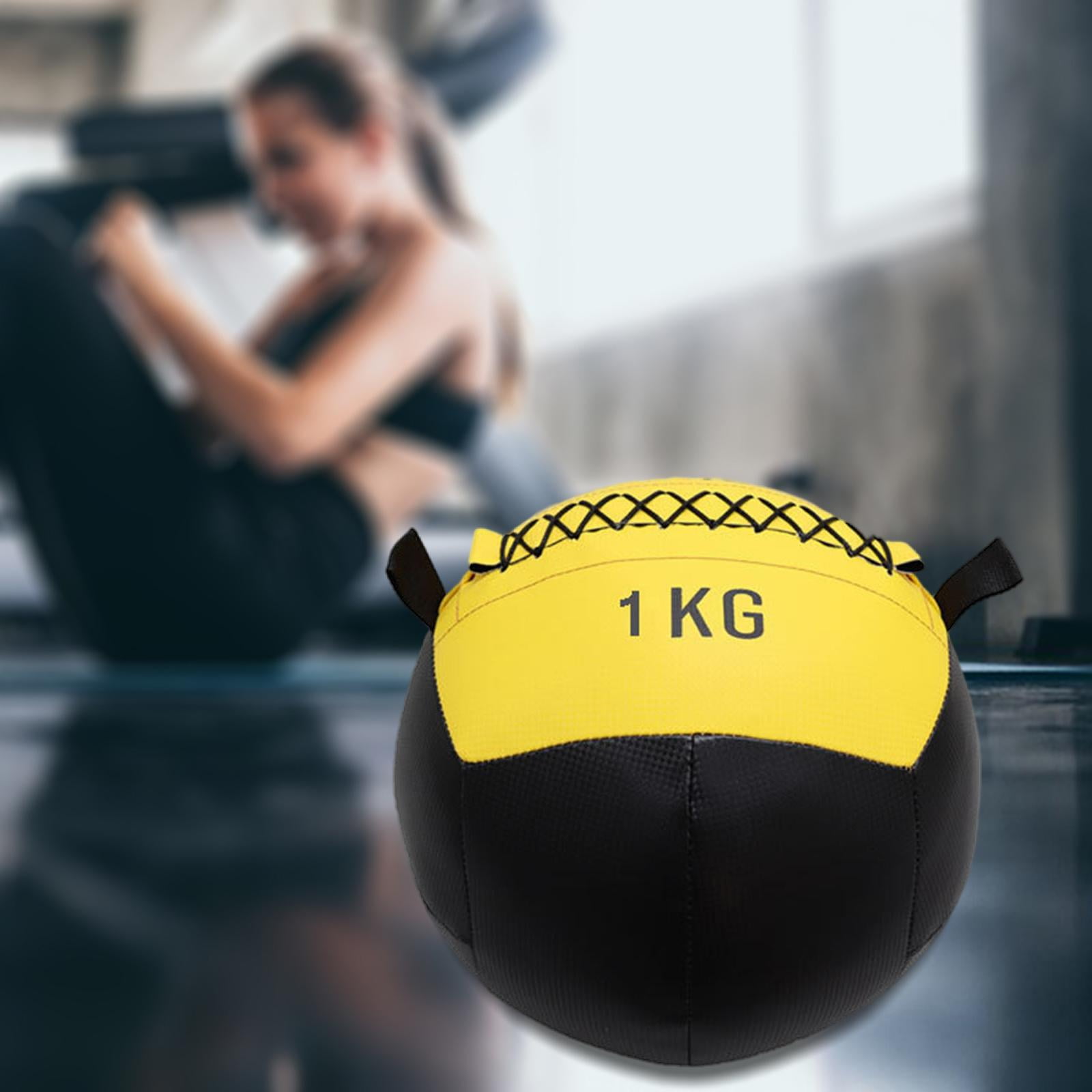 DimyFew Non - Slip Wall Mounted Exercise Ball for Weightlifting , Plyometrics , Cross