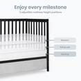 thumbnail image 3 of Dream On Me Synergy 5 in 1 Convertible Crib, Black, 3 of 11