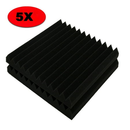 

30X30X3CM Studio Acoustic Foam Sound Absorbtion Proofing Panel Wedge 5/10PCS