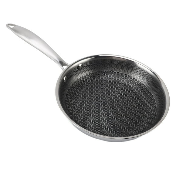 316 Wok De Acero Inoxidable Con Diseño De Sartén Celular De Doble Cara Para Inducción, Gas, Todos Los Utensilios De Cocina, Lavavajillas Seguros Para Entornos De Cocción A Alta